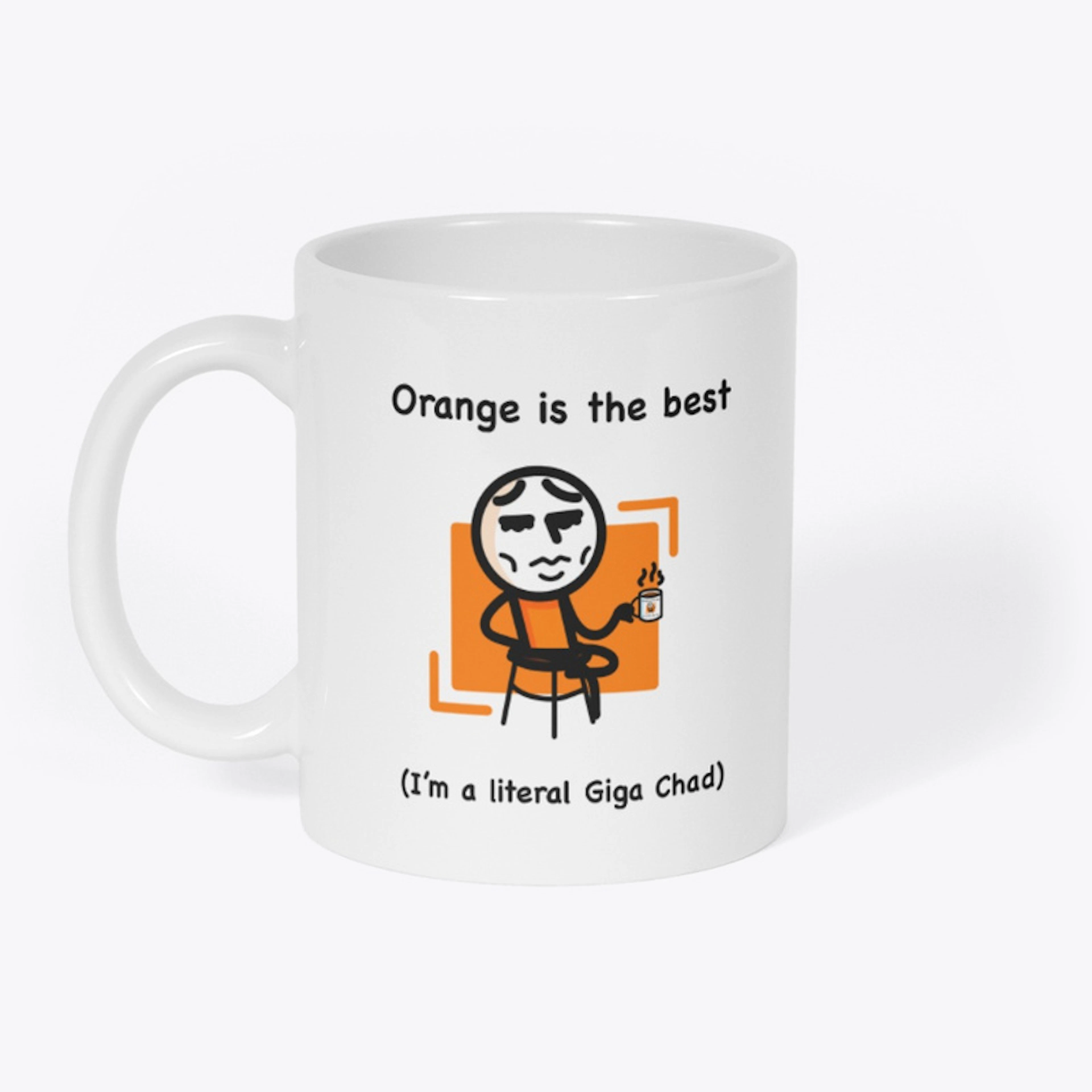 Orange Guy Mug for Orange Enjoyers